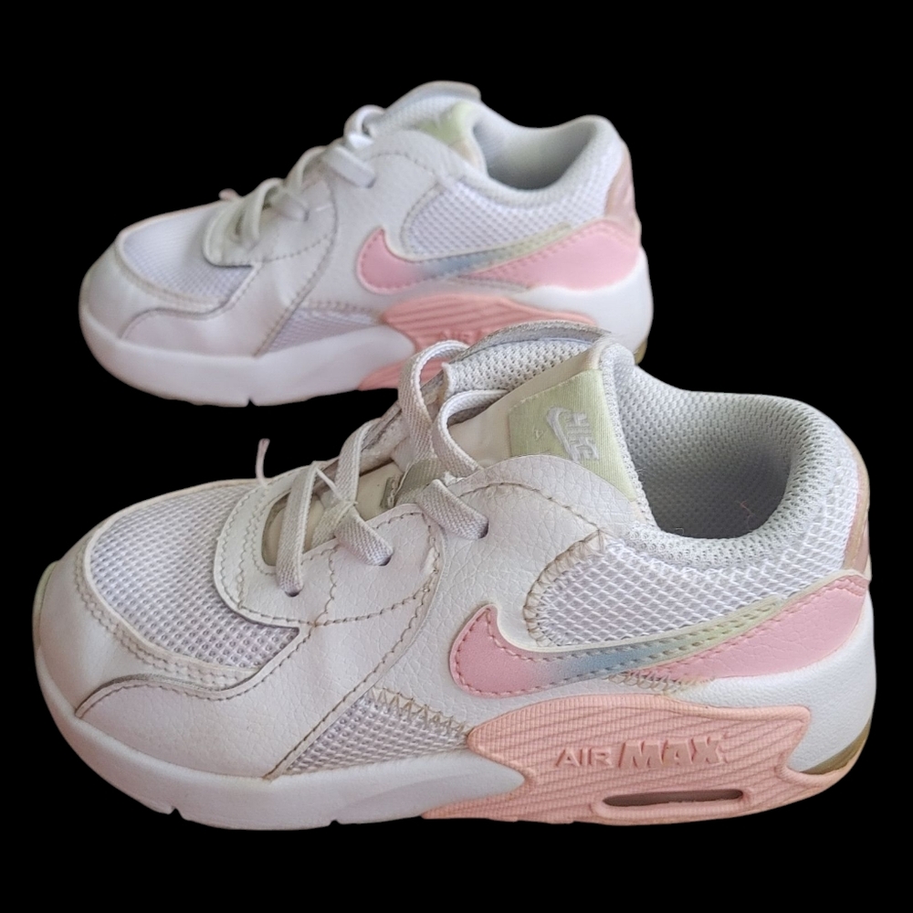 Nike Air Max Excee TD 'White Arctic Punch' Pink Rainbow Sneaker
